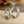 Diamond Tungsten Wedding  Band Set With Hammered Texture
