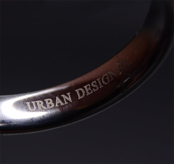 Emerald Ring with Koa Wood Inlaid 4mm