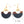 UD Women's Color-block Round Wooden Earrings
